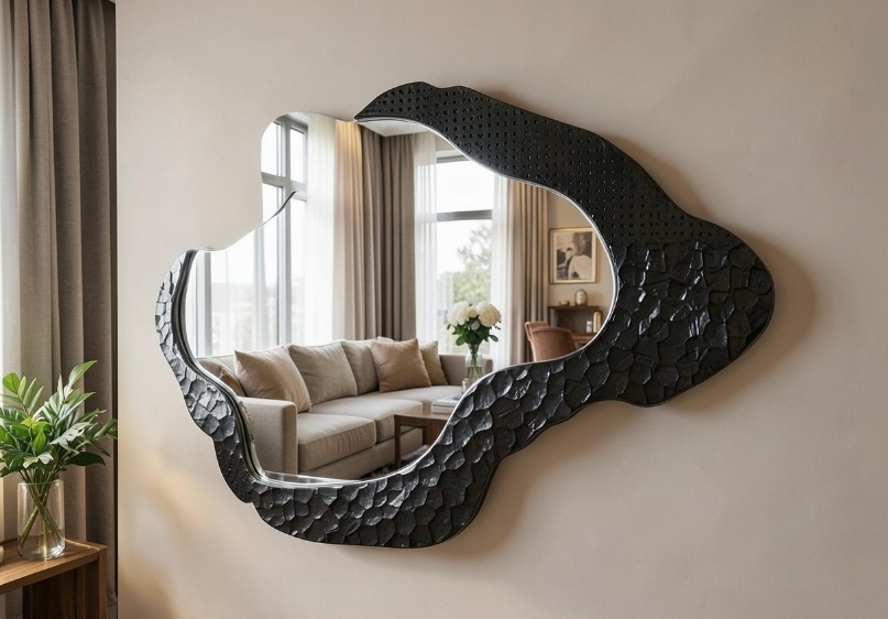 Sculpted Wall Mirror